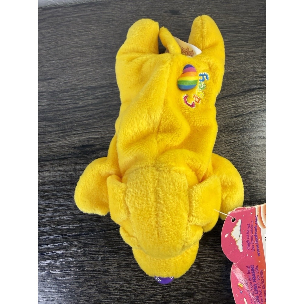 Vintage 90s World of LISA FRANK ~Casey~Fantastic Beans Buddies Plush - Picture 6 of 13